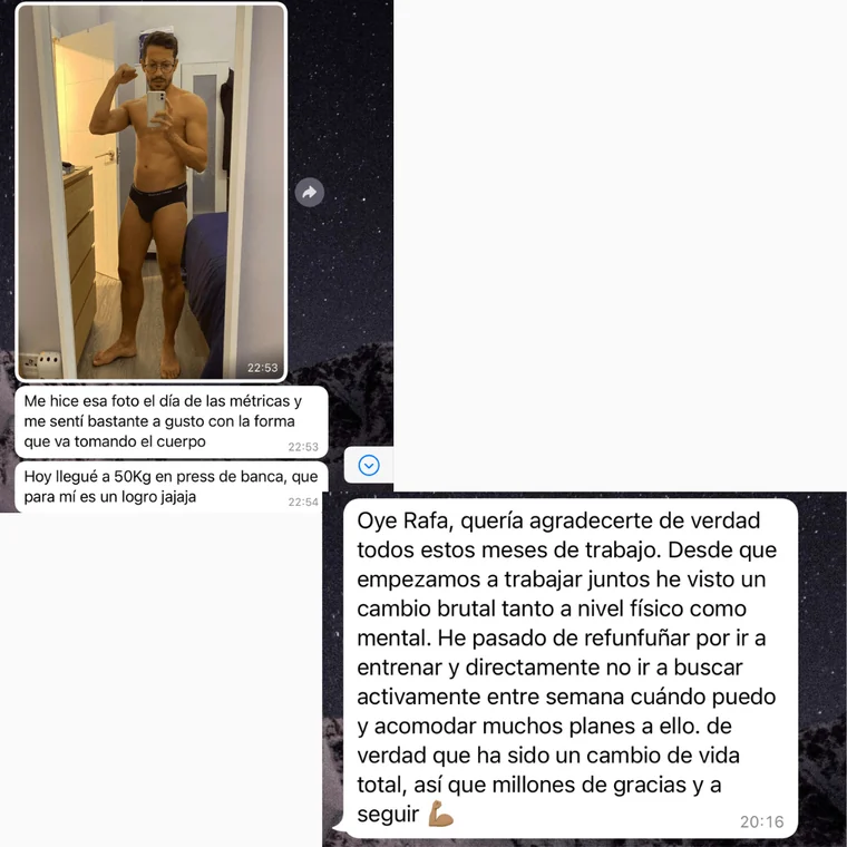 Conversación real con un cliente del programa